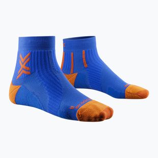 Calzini da corsa da uomo X-Socks Run Perform Ankle twyce blu/arancio