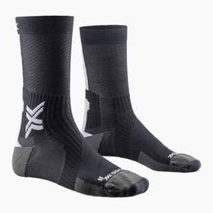 Calzini da ciclismo X-Socks Bike Perform Crew opal black/arctic white