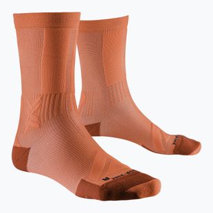 X-Socks Gravel Discover Crew calzini arancione tramonto