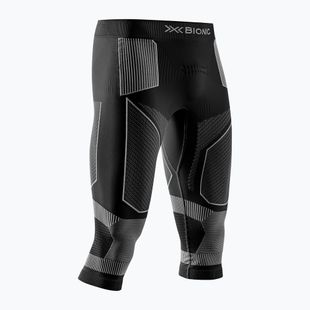 Pantaloni X-Bionic Energy Accumulator Light da uomo 3/4 nero/grigio chiaro