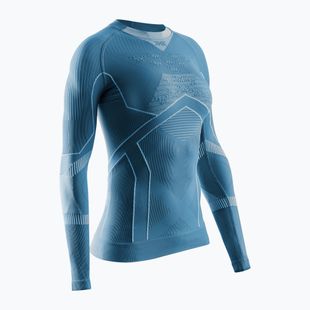 Camicia termoattiva X-Bionic Energy Accumulator Light da donna blu minerale / bianco artico