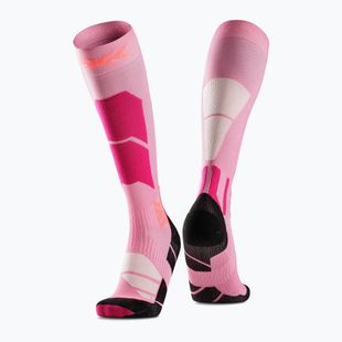 X-Socks Ski Perform Otc calze da sci rosa chiaro/sabbia chiaro