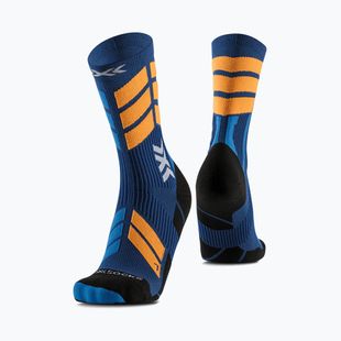X-Socks X-Country Perform Crew calze da sci marine/arancioni