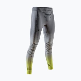 Pantaloni termici da uomo X-Bionic Invent Fx rhino grey/light grey/canary