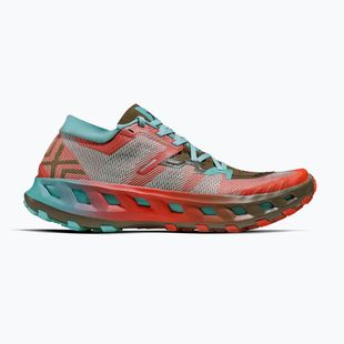 Scarpe da corsa + calzini X-Bionic Terraskin X02 burnt red/aqua/dark khaki