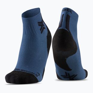 X-Socks Run Discover Uomo Calze alla caviglia marine/x nero