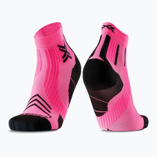 Calze da uomo X-Socks Run Expert Ankle rosa fluo/x nero