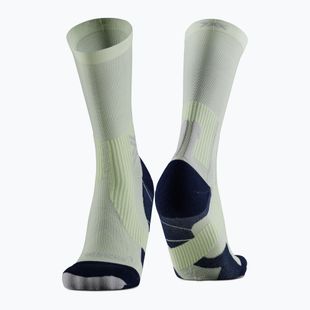 Calzini da uomo X-Socks Run Perform Crew neolime/x nero