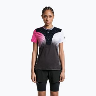 Maglietta da corsa da donna X-Bionic Corefusion Run dot fade/neo pink/white