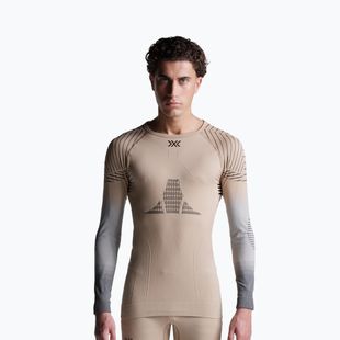 Maglia termica da uomo X-Bionic Invent Fx Shirt sand/light grey/grey