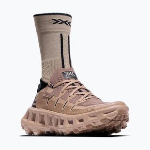 Scarpe da corsa + calzini X-Bionic Terraskin X01 sand/dark Sand