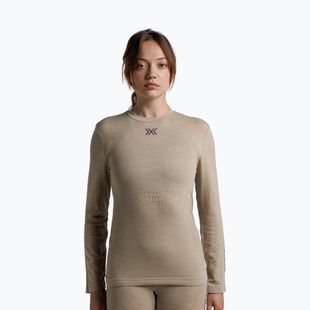 Maglia termica a maniche lunghe da donna  X-Bionic Mightywool sand