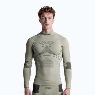 Felpa termica uomo X-Bionic Accumulator 4.0  tea grey/black