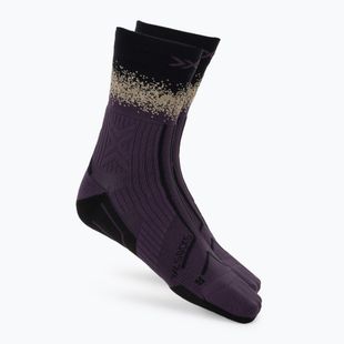Calzini X-Socks Terraskin Perform Crew deep purple/x black/sand