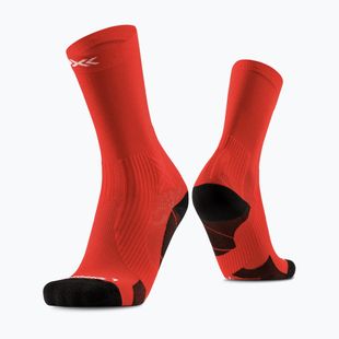 Calzini X-Socks Run Perform Crew rocket red