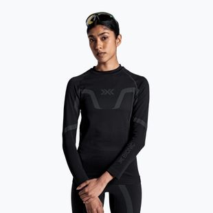 Felpa termica donna X-Bionic X-Ential Baselayer LS x black