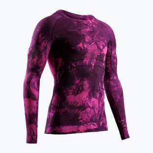 Felpa termica X-Bionic Energy Accumulator Wild LS tiedye x black/fluo pink