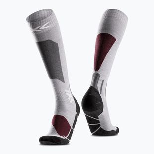 Calze da sci X-Socks Ski Discover Merino Otc silver grey