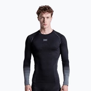 Felpa termica uomo X-Bionic Invent Graphics LS x black/dark grey