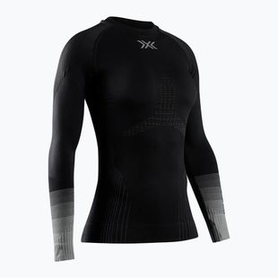 Felpa termica donna X-Bionic Invent Graphics LS x black/dark grey
