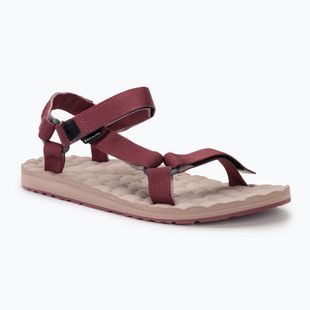 Sandali da donna Lizard Trail in tinta unita rosso amaranto