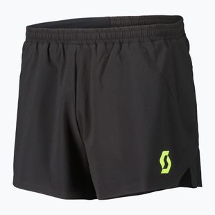 Pantaloncini da corsa uomo SCOTT RC Run Split nero/giallo