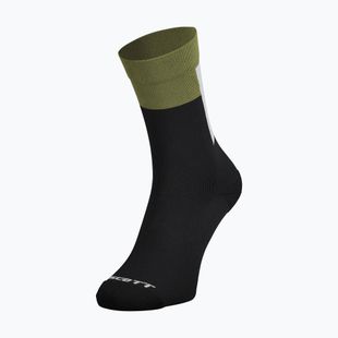 Calze SCOTT Block Stripe Crew nero/verde abete