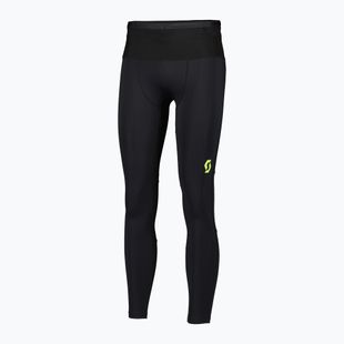 Leggings da corsa uomo SCOTT RC Run Full Tights nero/giallo