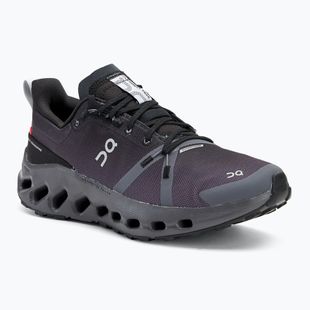 Scarpe da corsa da donna On Cloudsurfer Trail Waterproof nero/eclipse