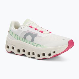 Scarpe da corsa On Cloudmonster donna bianco/lima