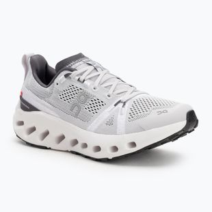 Scarpe da trail running On Cloudsurfer da donna, bianco/gelo