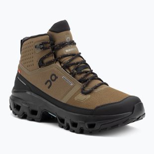 Scarpe da trekking da uomo On Cloudrock Mid Waterproof hunter/nero