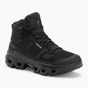 Scarpe da donna On Cloudrock Mid Waterproof nero/nero