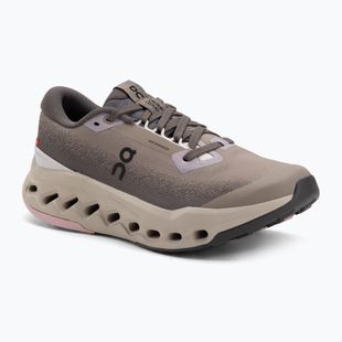 Scarpe da corsa On Cloudsurfer Trail 2 Waterproof cenerino/deserto da donna