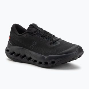 Scarpe da corsa da donna On Cloudsurfer Trail 2 Waterproof nero/nero