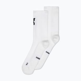 Calzini da corsa On Core Run High 2 paia white
