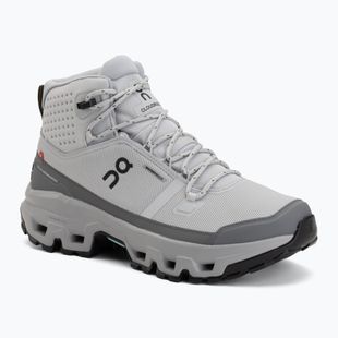 Scarpe da trekking uomo On Cloudrock Mid Waterproof glacier/alloy