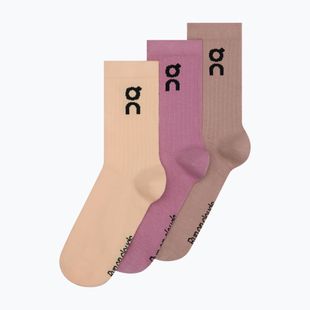 Calze On Logo High 3 pack sherbet/rhodonite