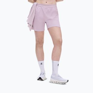 Pantaloncini da corsa da donna On 5" Performance foxglove