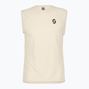 Maglietta da corsa uomo SCOTT Endurance Lt Tank cotone bianco