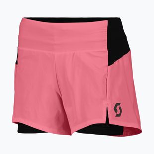 Pantaloncini da corsa da donna SCOTT Endurance Hybrid digital pink/black