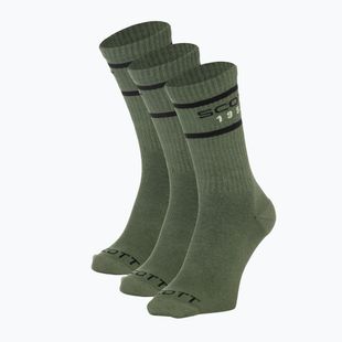 Calzini SCOTT Retro Casual Crew 3 pairs tranguil green