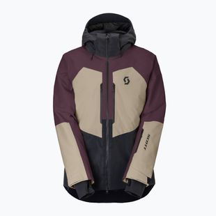 Giacca da sci da uomo SCOTT Ultimate Dryo cocoa red/portobello beige