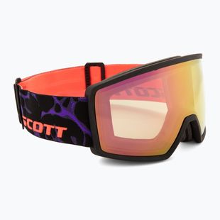 Maschera da sci Scott Neo Light Sensitive S1-3 black/purple/amp ls cinnamon chrome