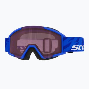 Maschera da sci per bambini SCOTT Shield blue/white/rose