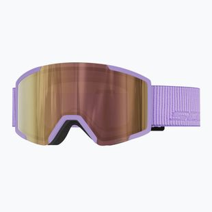 Maschera da sci SCOTT Shield LS sherbet purple/amp ls cinnamon chrome