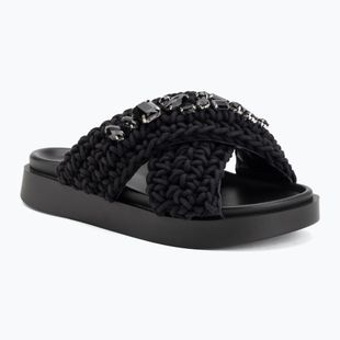 Ciabatte da donna INUIKII Woven Stones black