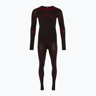 Set di intimo termico da uomo ODLO Fundamentals Performance Warm nero/grigio grafite