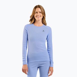 Maglia termica donna a manica lunga ODLO Active Warm Bl Top Crew Neck blue heron