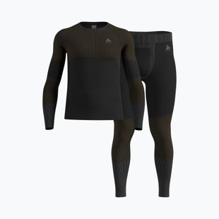 Completo intimo termico da uomo ODLO Fundamentals Performance Warm black